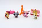 Lot met 4 x Littlest Pet Shop figuren - Dieren, Gebruikt, Ophalen of Verzenden