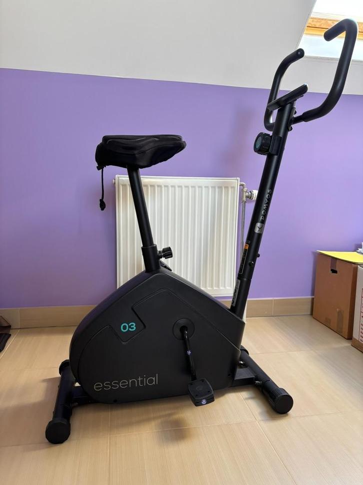 Domyos hometrainer, Sport en Fitness, Fitnessapparatuur, Zo goed als nieuw, Hometrainer, Benen, Metaal, Ophalen