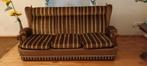 Fluwelen bank in zeer goede staat - jaren 70, Huis en Inrichting, Zetels | Zetels, Ophalen, Driepersoons, 75 tot 100 cm, Zo goed als nieuw