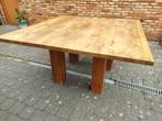 Houten tafel met 4 stoelen in heel goede staat + 4 stoelen, Huis en Inrichting, Tafels | Eettafels, Ophalen, Zo goed als nieuw