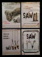 4x DVD des films Saw 1 à 4 - Horreur, Gebruikt, Ophalen of Verzenden