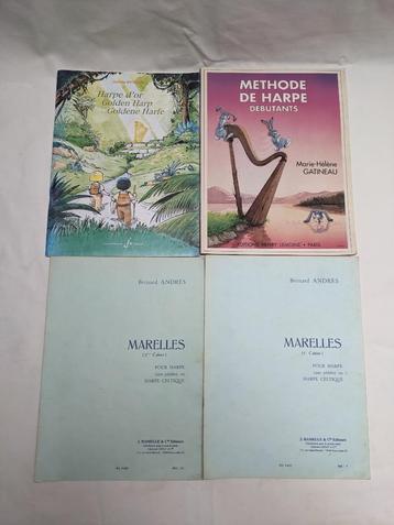 Lot de partitions & méthodes pour harpe beschikbaar voor biedingen