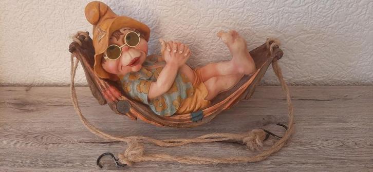 Laven efteling Lazy in de hangmat, Verzamelen, Efteling, Zo goed als nieuw, Beeldje of Poppetje, Ophalen of Verzenden