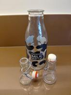 Melkflessen, Verzamelen, Glas en Drinkglazen, Ophalen of Verzenden, Gebruikt, Overige typen