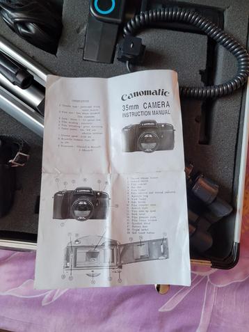 Nieuwe CANOMATIC-camera met accessoires. beschikbaar voor biedingen