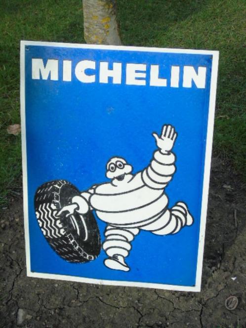 geëmailleerde reclameplaat, MICHELIN..., Verzamelen, Merken en Reclamevoorwerpen, Zo goed als nieuw, Reclamebord, Ophalen