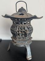Ancienne Lanterne Pagode Japonaise en Fer Forgé 1930, Antiquités & Art, Enlèvement ou Envoi