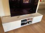 Ikea BESTA tv meubel hoogglanzend wit, Huis en Inrichting, Ophalen, Gebruikt, 150 tot 200 cm, Hoogglanzend wit met chrome