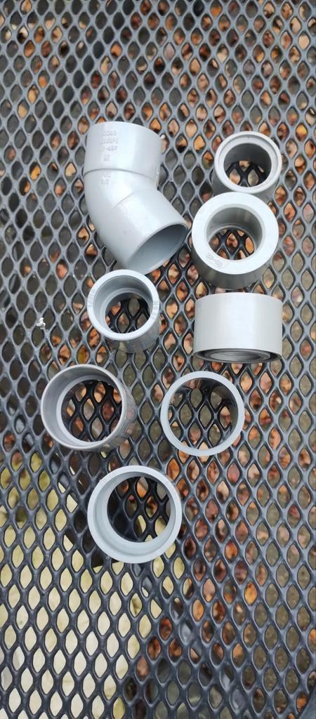 pvc koppelstukken, Doe-het-zelf en Bouw, Buizen en Afvoer, Nieuw, PVC, Ophalen