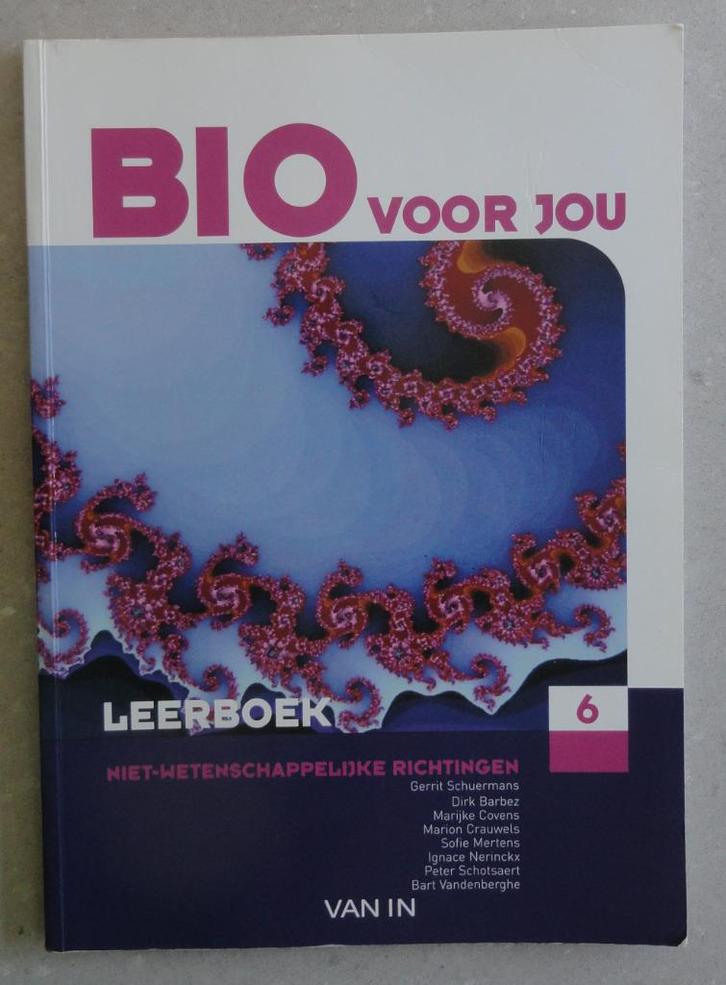 BIO voor jou - leerboek 6, Boeken, Schoolboeken, Zo goed als nieuw, Biologie, ASO, Ophalen
