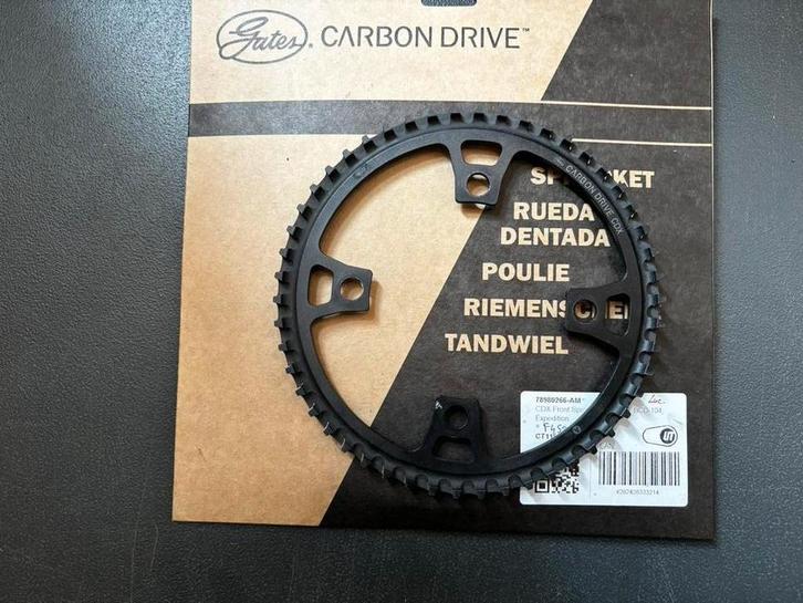 Gates CDX Tandwiel 50T 4 Gaats 104mm - Zwart, Fietsen en Brommers, Fietsen | Heren | Herenfietsen, Gebruikt, Ophalen of Verzenden