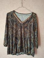 Stijlvolle Blouse met Paisley Print & Pailletten - Maat M, Ophalen of Verzenden, Zo goed als nieuw, Maat 38/40 (M), Wit