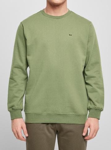 Lacoste sweatshirt olijfgroen maat small nieuw beschikbaar voor biedingen