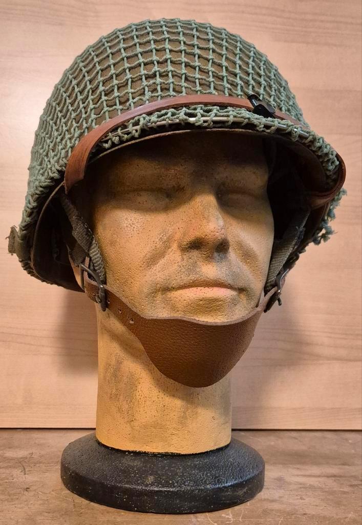 US Airborne Para ww2 helm, Verzamelen, Militaria | Algemeen, Landmacht, Helm of Baret, Ophalen of Verzenden