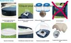 jacuzzi 04 places INTEX, Tuin en Terras, Ophalen, Gebruikt, Grondzeil, Opblaasbaar
