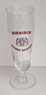 Beau vieux verre Diekirch Grande Réserve, Collections, Autres marques, Utilisé, Enlèvement ou Envoi, Verre ou Verres