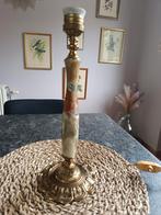 Ravissant pied de lampe ancien en onyx, Enlèvement ou Envoi
