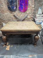 Massieve hout uitschuifbare eet tafel – Gratis, Antiek en Kunst, Ophalen