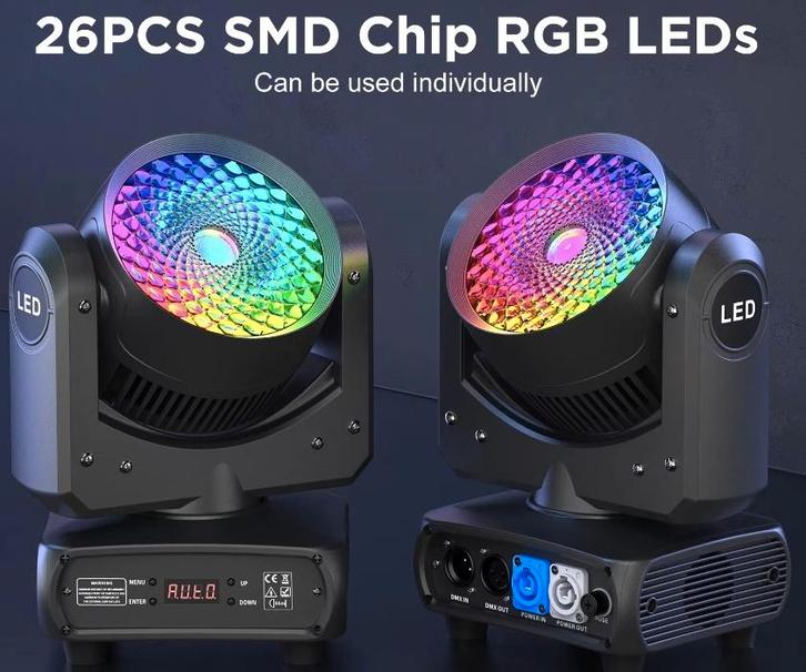 CYBER MONDAY PROMO Nieuwe First Class 300 W Led Moving Wash, Muziek en Instrumenten, Licht en Laser, Nieuw, Licht, Geluidgestuurd