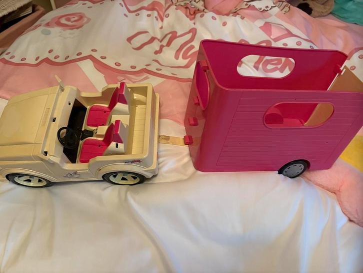 Barbie wagen pony (wijziging), Kinderen en Baby's, Speelgoed |Speelgoedvoertuigen, Gebruikt, Ophalen