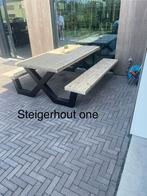 Unieke Steigerhouten Picknicksets Perfect voor Tuin &Terras!, Tuin en Terras, Ophalen of Verzenden, Nieuw, Hout