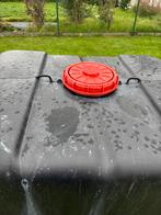 Ongereinigde zwarte ibc tonnen zonder kader 1000 liter., Tuin en Terras, Ophalen, Kunststof, Gebruikt, Met kraantje