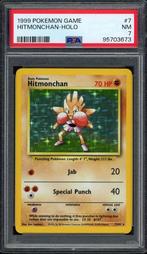 Hitmonchan Holo PSA 7 - 7/102 - Base Set 1999, Hobby en Vrije tijd, Verzamelkaartspellen | Pokémon, Verzenden, Zo goed als nieuw