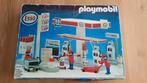 Vintage Playmobil 3439 tankstation 1974 met doos, Verzamelen, Ophalen of Verzenden, Zo goed als nieuw