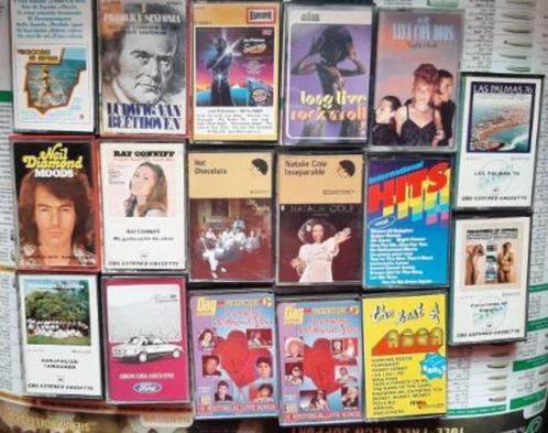 cassettes te koop (17), Cd's en Dvd's, Cassettebandjes, Gebruikt, Origineel, Overige genres, 2 t/m 25 bandjes, Met bewaardoos, rek of koffer
