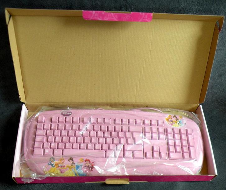 Clavier filaire pour PC - Princesse - Disney Pixar (NEUF), Informatique & Logiciels, Claviers, Neuf, Azerty, Filaire, Ergonomique