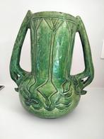 Antiek Art Nouveau Jugendstil Vlaams aardewerk vaas, Antiek en Kunst, Antiek | Vazen, Ophalen of Verzenden
