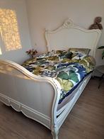 Tweepersoons Bed 140-200 cm, Huis en Inrichting, Slaapkamer | Bedden, Ophalen, Gebruikt, Wit, Romantisch