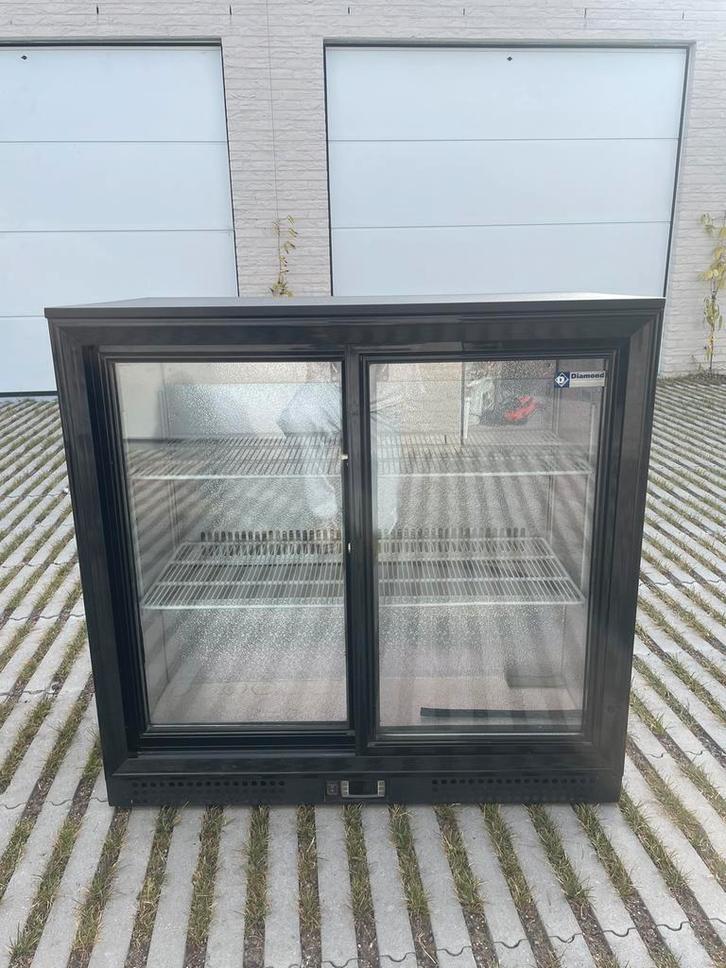 Tefcold backbar koeler met 2 schuifdeuren, Elektronische apparatuur, Vriezers en Diepvrieskisten, Zo goed als nieuw, Vrijstaand