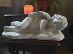 engel van beton op plateau, Ophalen of Verzenden, Nieuw, Beton
