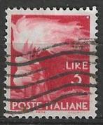 Italie 1945/1948 - Yvert 491 - Fakkel - 3 l. (ST), Postzegels en Munten, Postzegels | Europa | Italië, Verzenden, Gestempeld