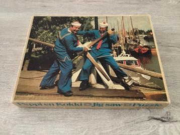 Puzzle vintage Peppi et Kokki (1975) (63 pièces), Enlèvement ou Envoi, Utilisé, TV, Autres types