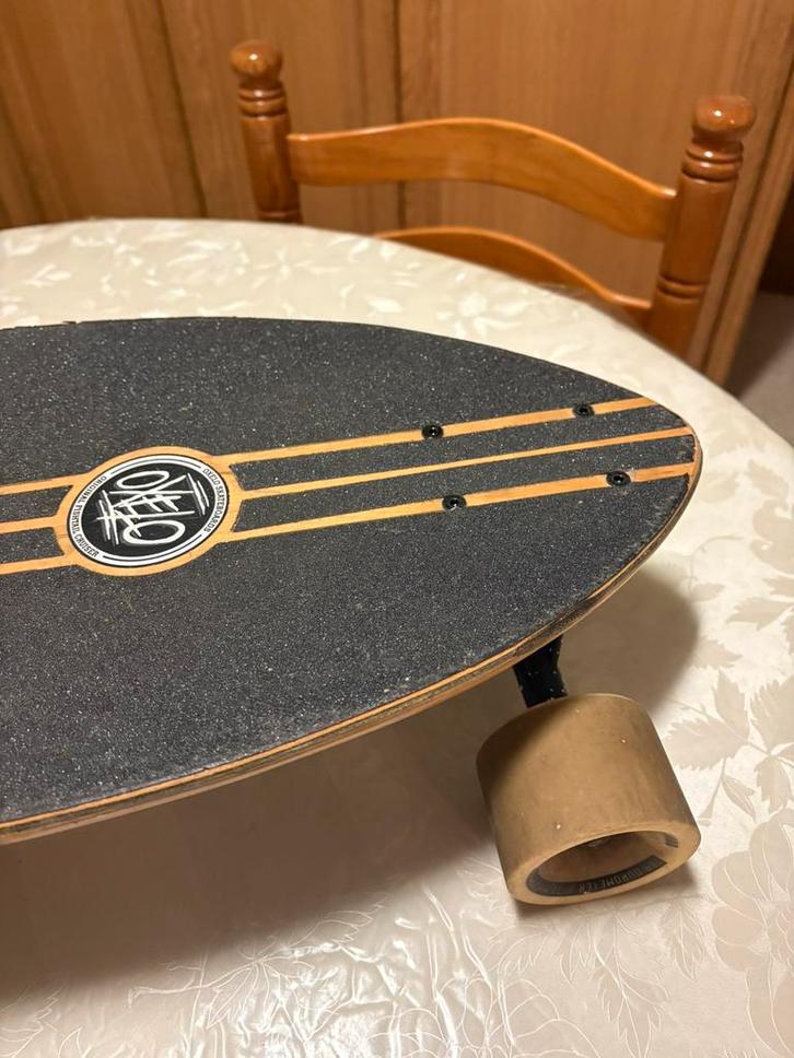 Longboard Oxelo, Sport en Fitness, Skateboarden, Zo goed als nieuw, Longboard, Ophalen