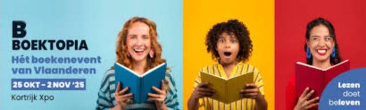 4 Codes Boektopia 2025, Tickets en Kaartjes, Beurzen, Oktober