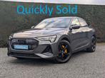 Audi Q8 e-tron ! VERKOCHT! -2x s-line+black style-360°, Automaat, Gebruikt, Parkeersensor, 408 pk