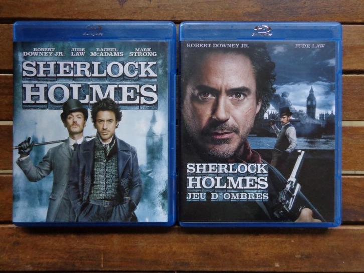 )))  Bluray Sherlock Holmes 1 & 2  //  Guy Ritchie  (((, CD & DVD, Blu-ray, Comme neuf, Thrillers et Policier, Enlèvement ou Envoi