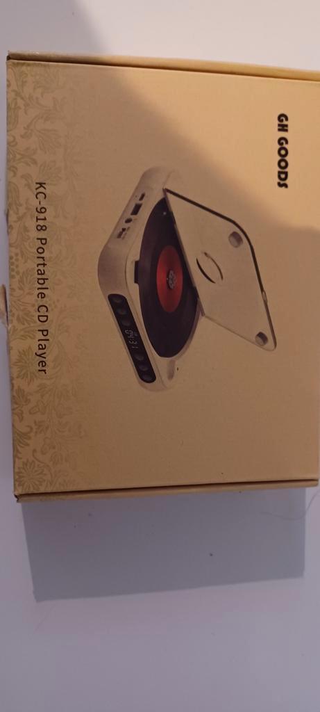 GH GOODS Portable cd player Kc 918  (bluetooth usb usb-c)new, Audio, Tv en Foto, Walkmans, Discmans en Minidiscspelers, Ophalen of Verzenden