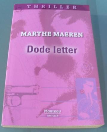 Thriller van Marthe Maeren: Dode letter