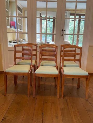 Lot de 6 chaises salle à manger en bois Roche et Bobois beschikbaar voor biedingen