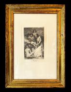 eau forte Francisco de Goya 'Sopla' no. 69.  1797-98, Ophalen of Verzenden