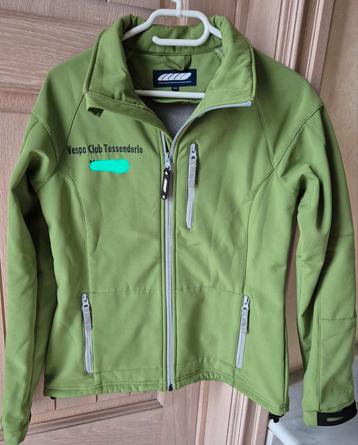Groene softshell jas Vespa club Looi maat S beschikbaar voor biedingen