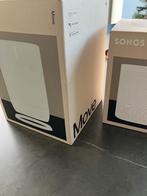 Sonos Move NIEUW + Sonos one NIEUW, TV, Hi-fi & Vidéo, Enceintes, Enlèvement, Neuf, Haut-parleurs Frontaux, Arrière ou Stéréo