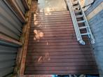 Houten garagepoort Hoogte 224cm x Breedte 244cm, Tuin en Terras, Ophalen of Verzenden, Gebruikt