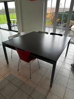 Vierkante tafel 160 x160 in hoogte verstelbaar, Huis en Inrichting, Ophalen, Gebruikt, Vierkant