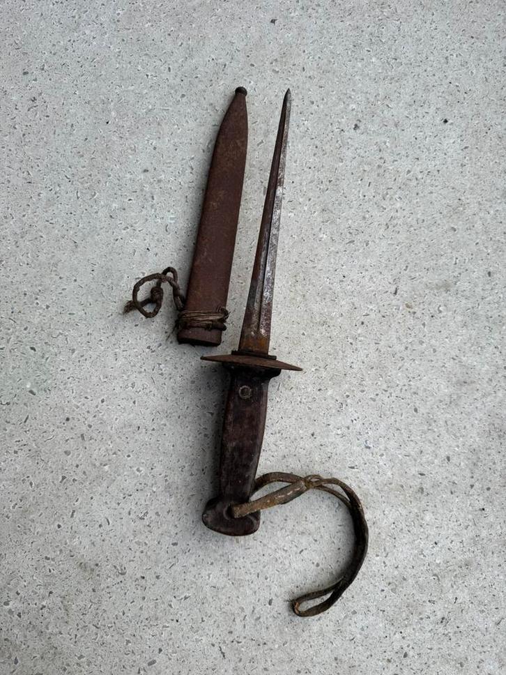 Wo1 ABBL dolk ( Belgisch ), Verzamelen, Militaria | Algemeen, Ophalen of Verzenden