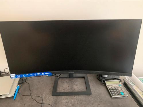 Phillips monitor 34 inch WQHD., Computers en Software, Monitoren, Zo goed als nieuw, Ultrawide, Ophalen